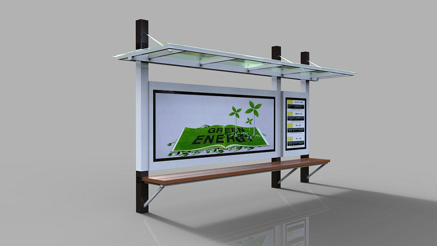 鄉(xiāng)鎮(zhèn)簡(jiǎn)約烤漆候車亭